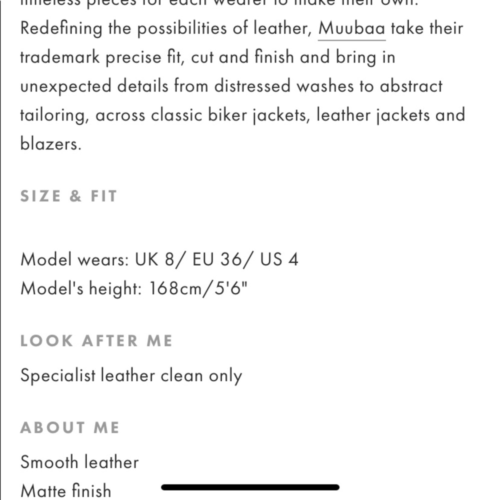 ASOS black genuine leather dress - Picture 6 of 6